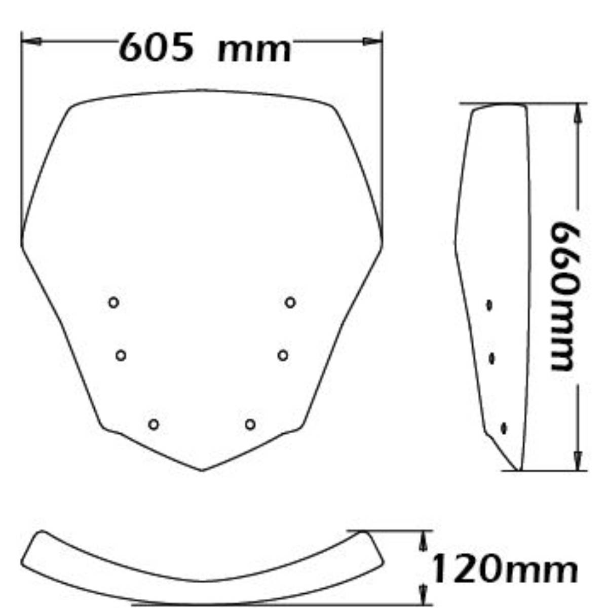 Parabrisas alto BMW K 1600 GT-GTL 2010-2022